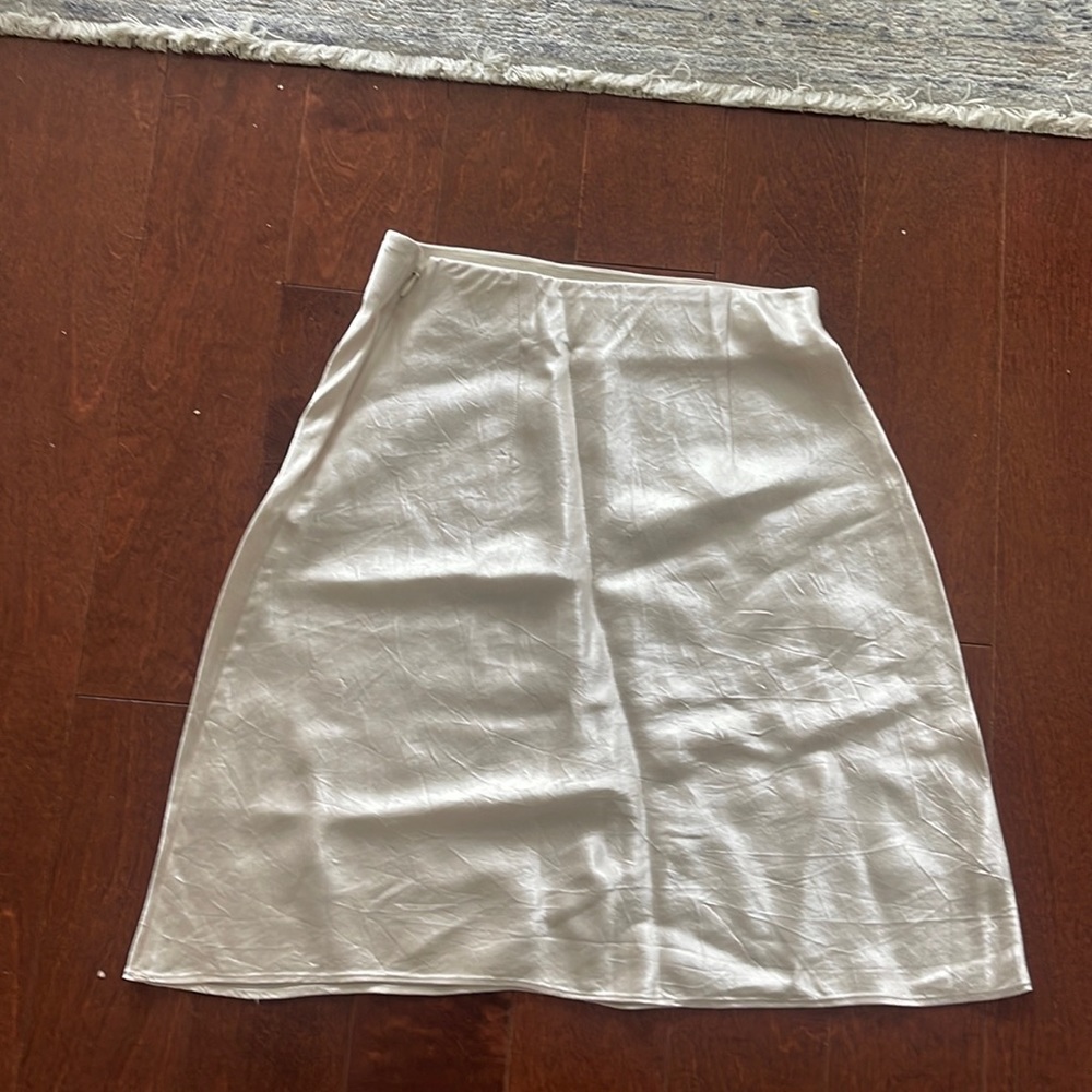 Aritzia satin skirt